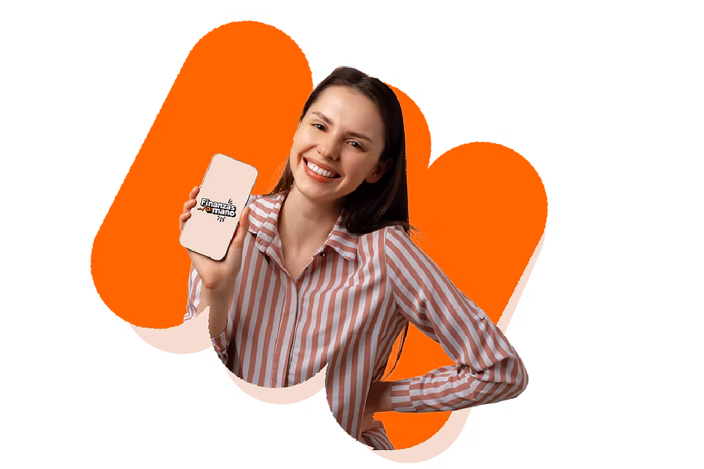 Mujer con un celular